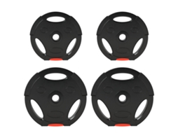 Conjunto de 2 halteres ajustáveis de 40 Kg, com 12 discos, PONTOCASA
