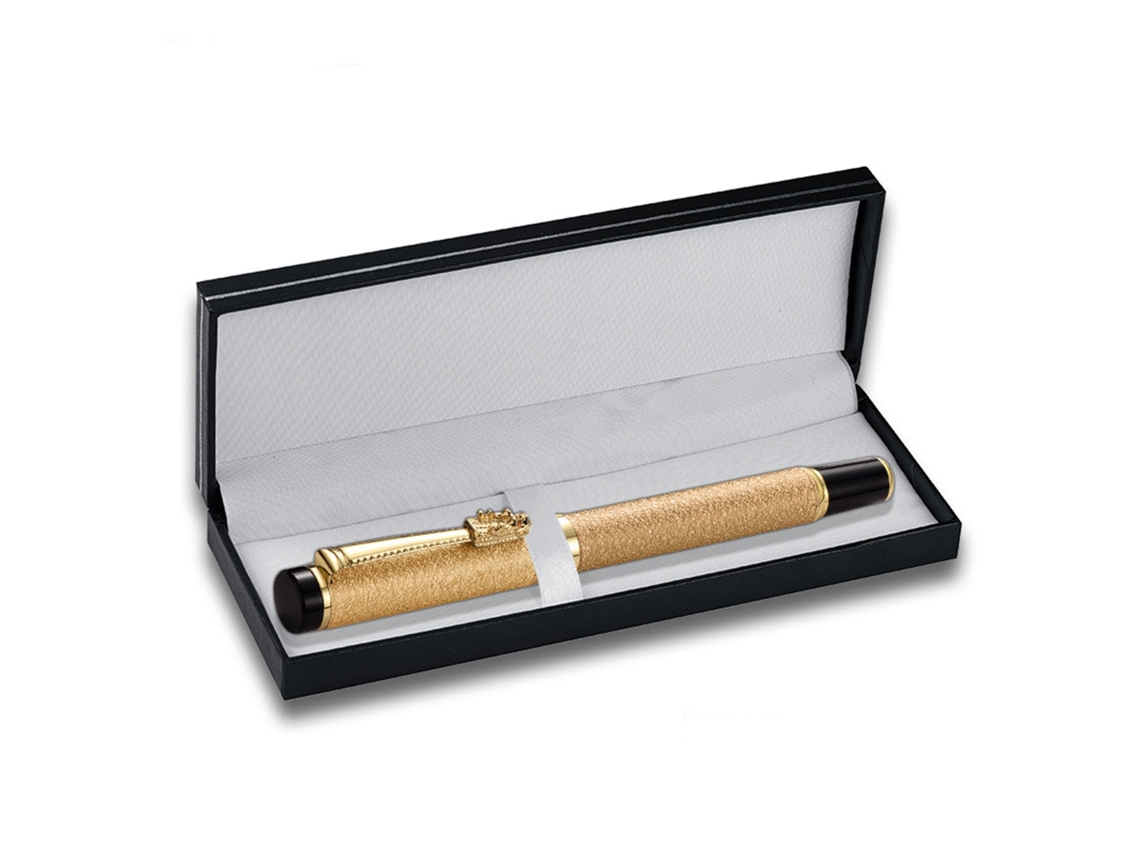 2026 caneta de Calameira Recheável de Metal Caneta de Assinatura Conjunto com Caixa Presente Ponta Ultra Fina 0.5mm para Negócios e Escola
