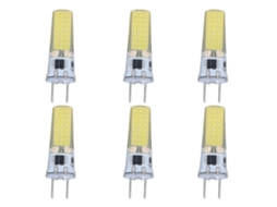 6pcs Lâmpada Led G8 5w regulável 360° 50000 horas 100 120v instalação fácil