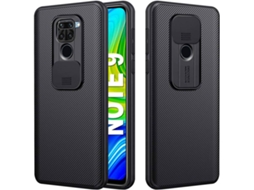 Capa Xiaomi Redmi Note 9 HONGWE. Preto