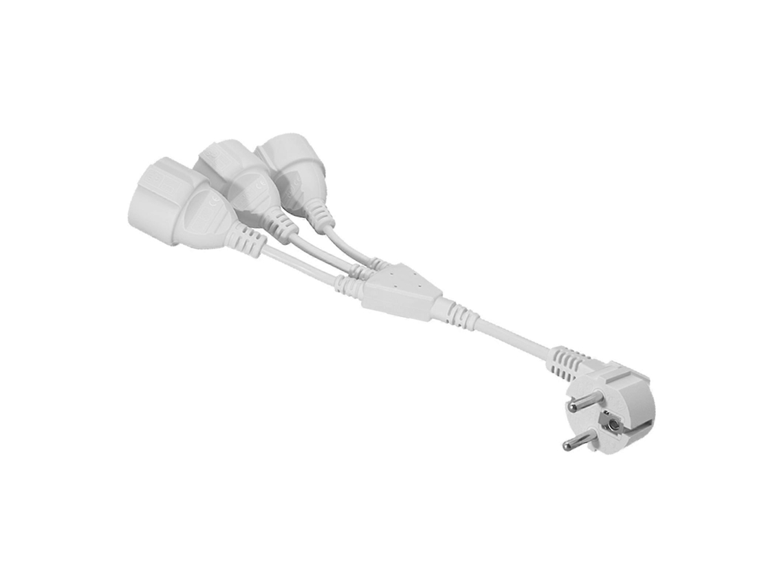 Lurelia Cabo De Alimentação, 16a, 4.8mm, Estrutura Flexível, Branco