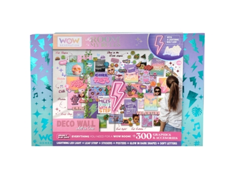 Kit de decoração com luz LED Wow Generation Gráficos e acessórios Wow Generation
