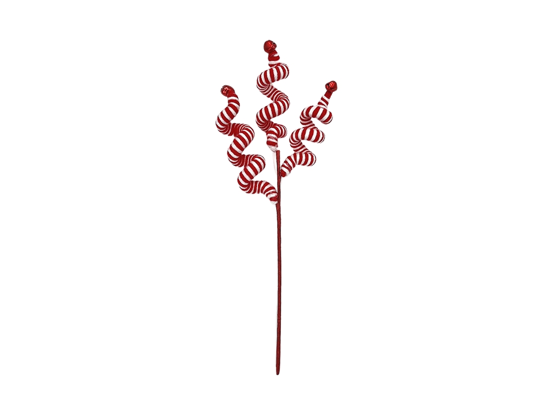 Decoração Natalina Com Ramos De Lã E Sino Da Laxiscreed, Pack De 20 Peças De 35cm