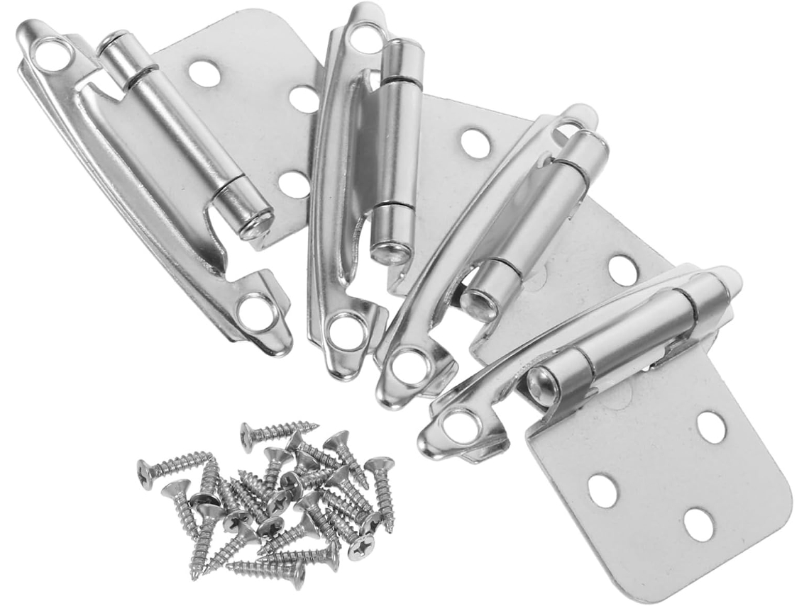 Conjunto De 4 Dobradiças Fechamento Automático Com Mola Para Portas