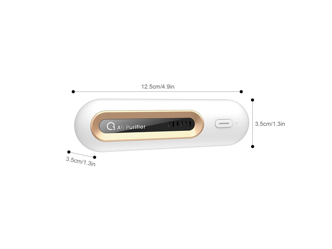 Mini frigorífico USB com desodorizador de ozono, para carro e quarto LAXISCREED