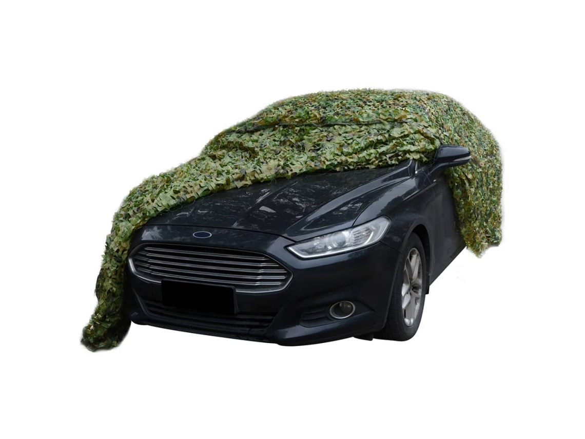 Maison Exclusive - Rede De Camuflagem Com Saco De Armazenamento 3x6 M Verde