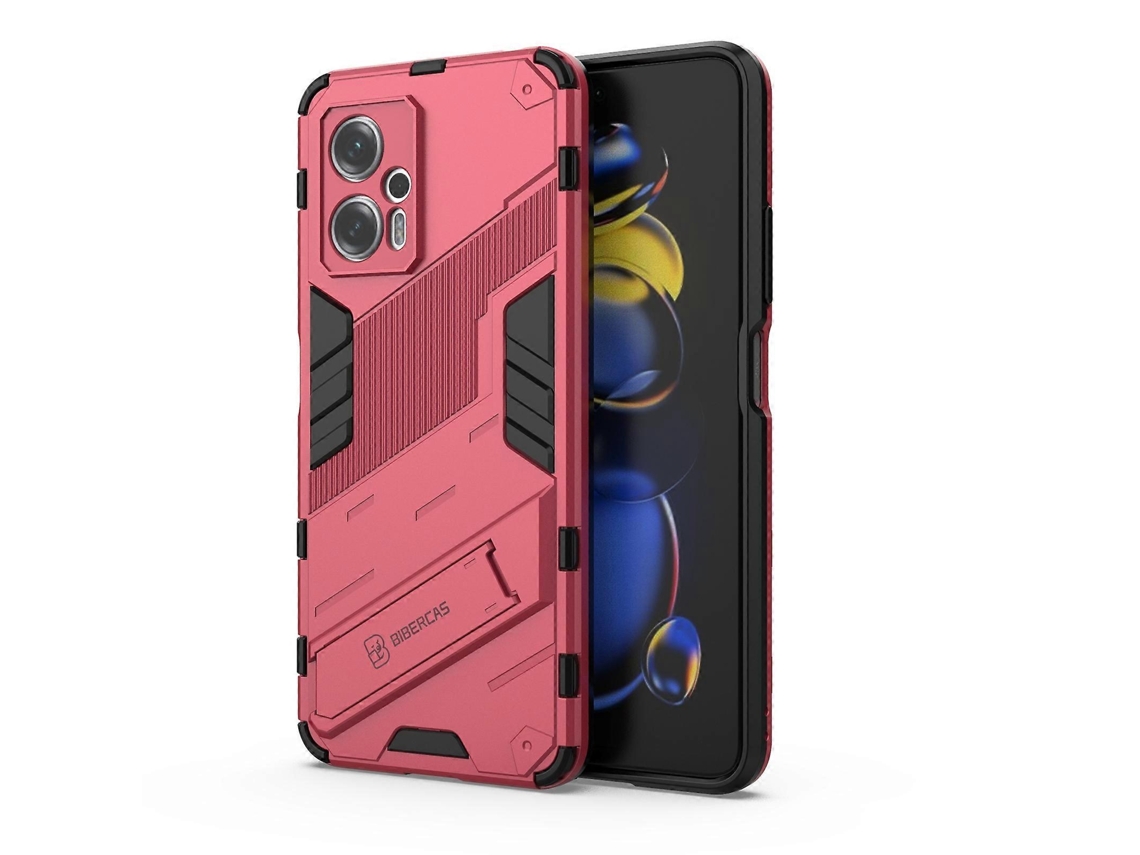 Capa De Celular 2 Em 1 Pc Tpu À Prova De Choque Com Suporte Invisível Para Xiaomi Redmi Note 11t Pro 5g China Punk Armor