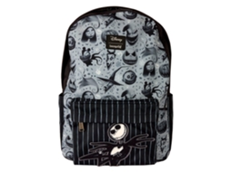 Mochila LOUNGEFLY Disney Nightmare Before Christmas em Nylon 43 Cm LOUNGEFLY