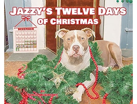 Livro Jazzys Twelve Days of Christmas de Sonja McGiboney (Inglês)
