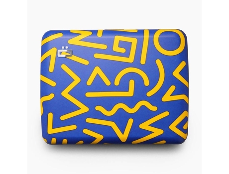Carteira Fólio OGON DESIGNS Ögon Design Smart Case Zig Zag De Alumínio Prateado
