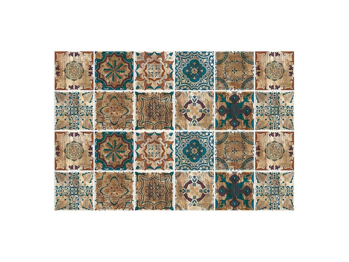 Lurelia Azulejo Adesivo Cozinha Banho Pvc Autoadesivo Impermeável Removível Branco 10 Unidades 10x10 Cm Quarto Modelo 251