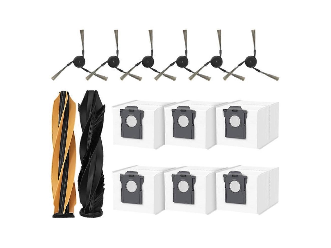 Acessórios De Reposição Para D20 Pro / D20 Plus / D20: Escova Lateral Principal E Saco Para Pó.