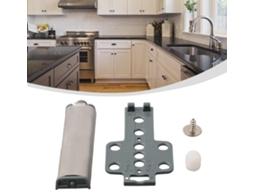 Conjunto De 5-fechos Magnéticos Pressão Para Portas Armários E Gavetas Com Fechamento Suave, Corpo Em Aço Inoxidável Com