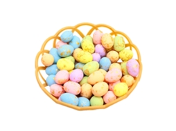Pack de 50 ovos de Páscoa em espuma colorida para decoração e artesanato LAXISCREED