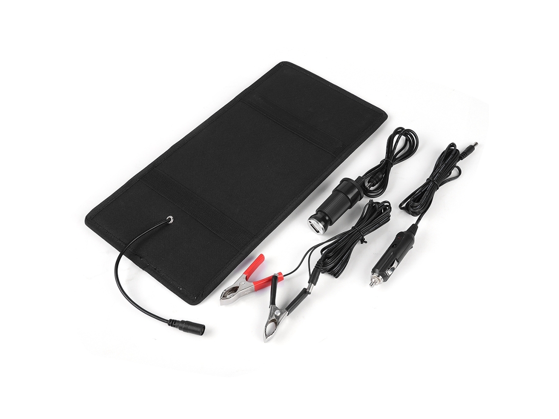 Painel Solar Polisilício 12W 18V para Telefone e Computador EOOCOO