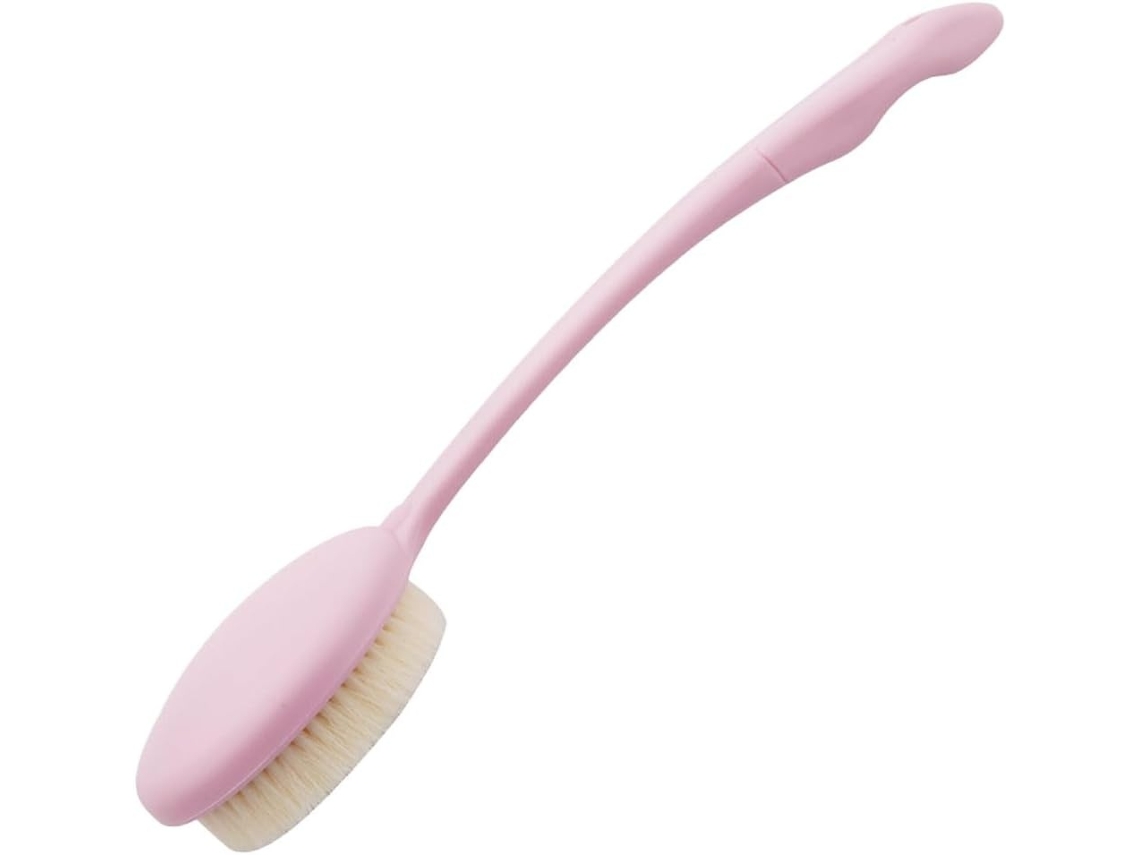 Lurelia Acessório De Duche Com Escova Para Costas, Pega Ergonómica E Com Argola, Rotina Spa Leve