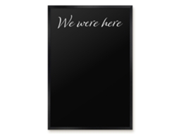 Magnetic Glass Board We Were Here For The Hall Espelharte (40x60 Cm)