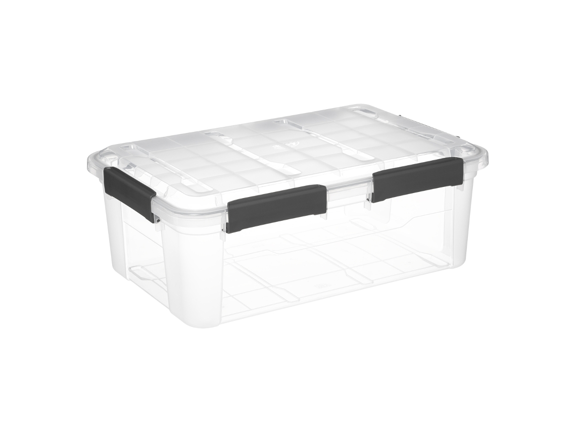 Caixa de plástico com clipe de proteção 5Five32L 5 FIVE SIMPLY SMART