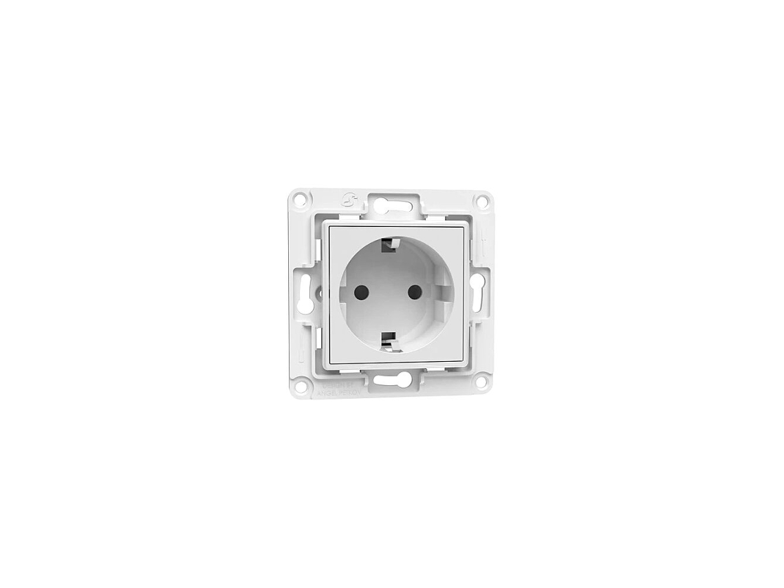 Tomada Schuko 16A 250V Branco SHELLY Wall Socket Eu