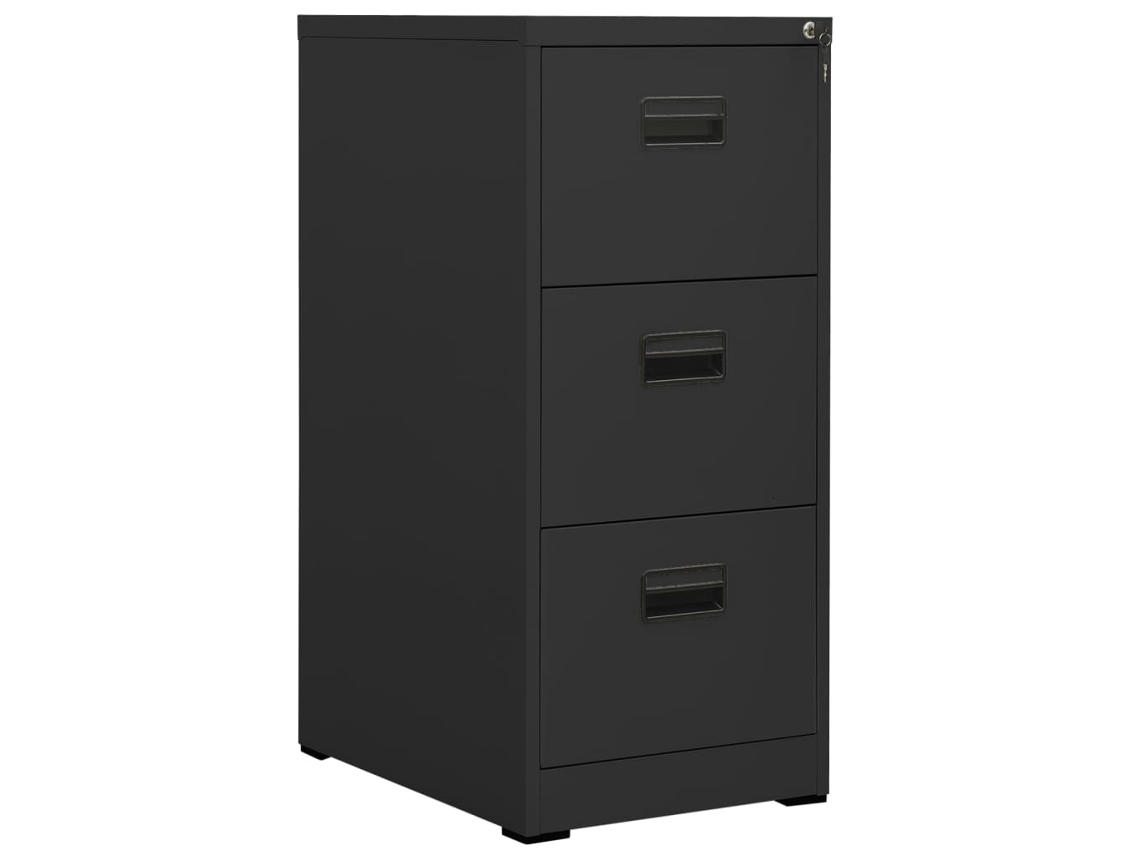 Filing Cabinet, Filing Cabinets Vidaxl Antracite Aço (46 X 62 X 102.5 Cm)
