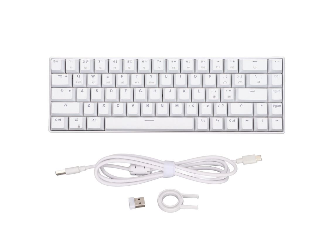 Teclado Mecânico Sem Fio LAXISCREED 68 Teclas
