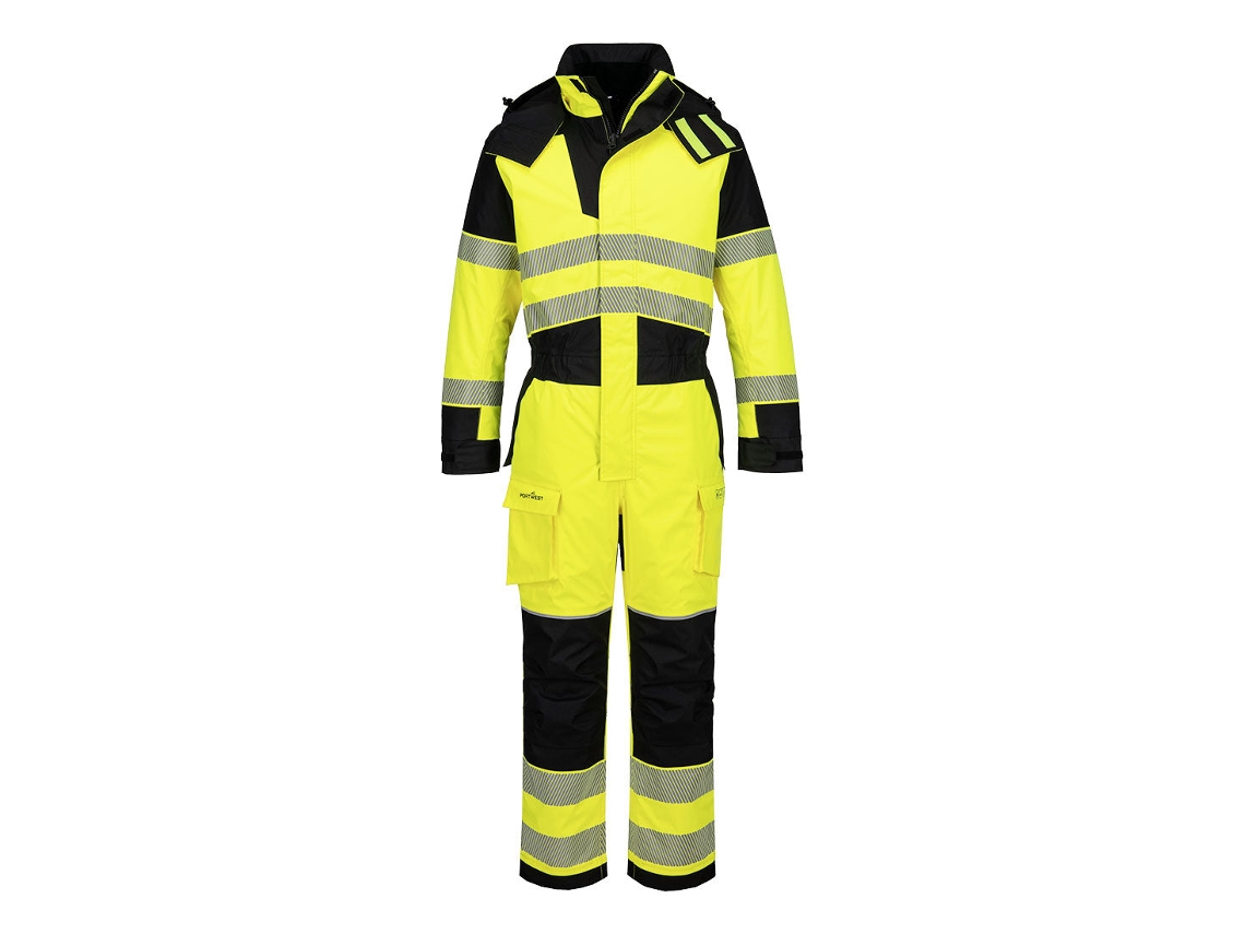 Jaqueta De Inverno Pw3 Fr Modaflame Rain+ Hi-vis Laranja E Preto / Xxl