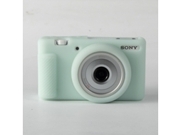 Capa para Sony Zv1f/zv1m2 Capa de Silicone À Prova de Choque para Câmera CUICH (verde Claro)