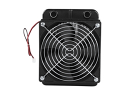 Radiador De Resfriamento De Água Para Cpu Com Rosca G1/4, 18 Tubos, 120mm E Ventilador