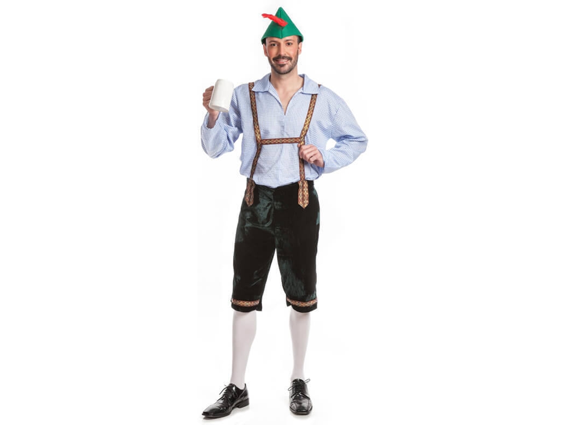 Fato de Homem DISFRAZZES Tirolês (Tam: Tamanho Único)
