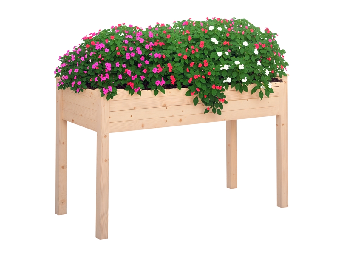 Jardineira Solar 122x56x76 cm com Irrigação S/MARCA