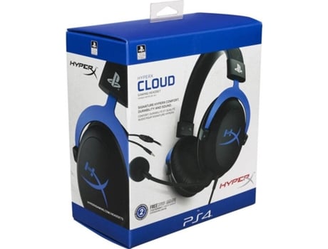 Auscultador Gaming HyperX Cloud para PS4 - Preto | Azul
