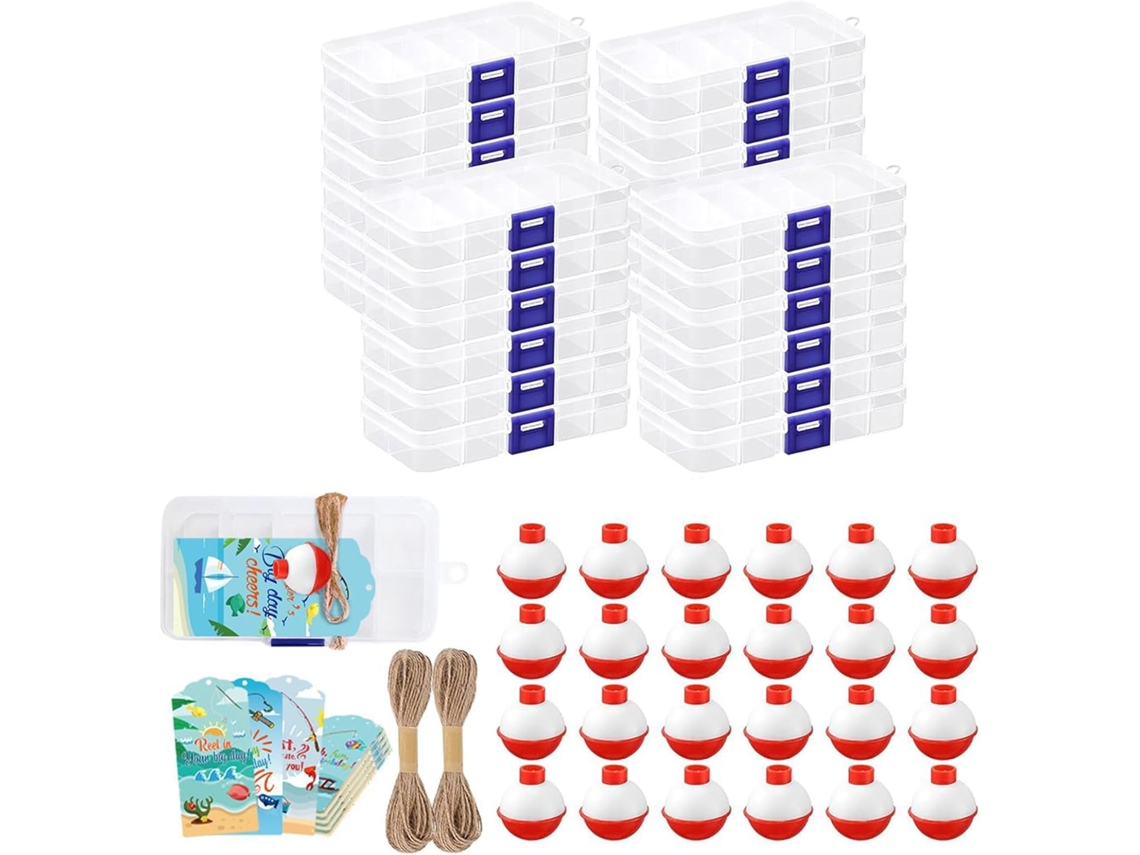 Petites Bo Tes Accessoires De P Che Te En Pvc Avec Flotteur Et Carte Remerciement D Coration Th Me Pour Adultes Filles