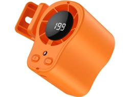 Ventilador de Clip EIFSON com Ecrã Led, Mãos livreslaranja