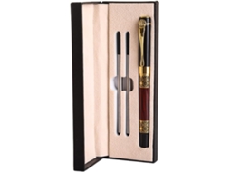 Conjunto De Canetas Esferográficas Pretas De Luxo, Recarregáveis, Com Ponta De 0,5 Mm, Para Uso Profissional Em Escritórios E Projetos Criativos.