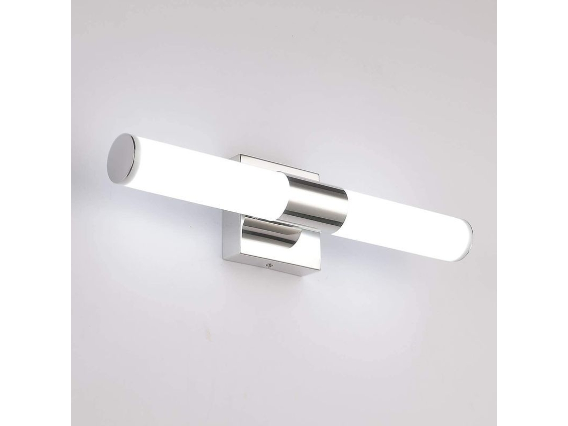 Luminária de Espelho para Banheiro, 16W, 6000K, Chrome, 7degobii | S/MARCA