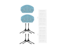 Conjunto De Filtros E Esfregões Com Escova Lateral, Peças De Reposição Para Aspirador De Pó Robô Br150/br151