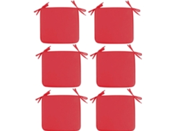 Almofadas Quadradas Para Cadeiras Com Tiras, Almofadas Para Cadeiras De Jardim Verão, Cadeiras De Jantar, Almofadas Para