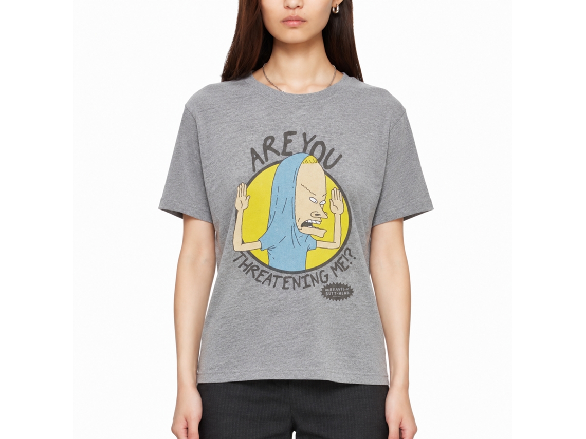 Beavis And Butt-head Are You Threatening Me T-shirt Classic Unisex Adults Size:l