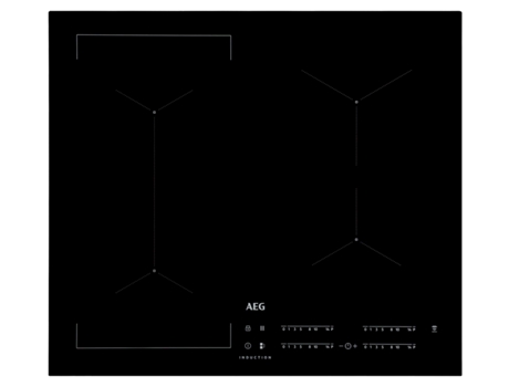 Placa de Indução AEG Hob2Hood IKE64441FB (Elétrica - 59 cm - Preto) — Elétrica de Indução |  Largura: 59 cm