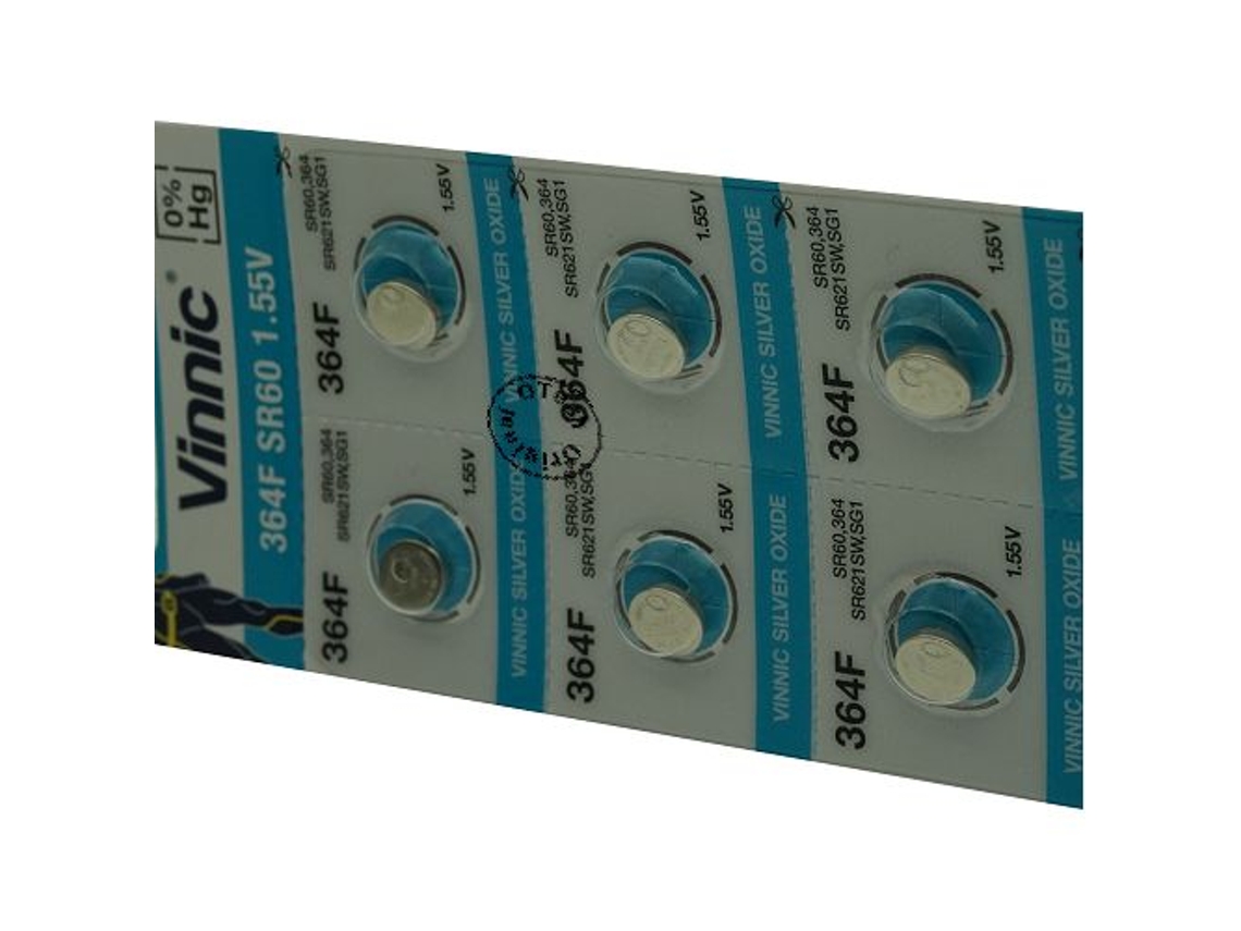 Conjunto de 10 Pilhas OTECH Vinnic para Maxell LR60