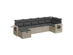 Garden Sofa Set, Garden Sofa Sets Vidaxl Cinzeto Rattan / Vime (n/a)