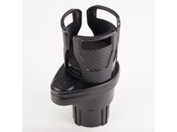 Suporte de Copo LAXISCREED, Preto, Multifuncional, Rotativo, 2 Camadas