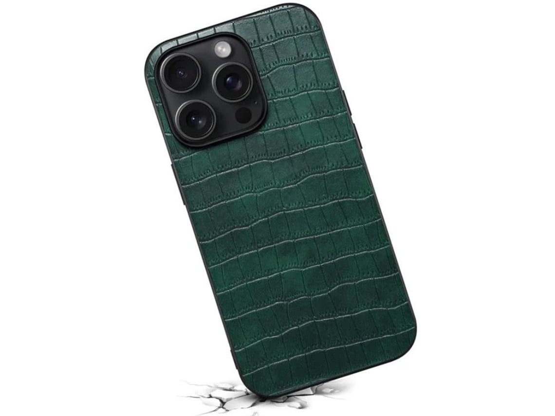 Capa Textura Crocodilo para VEANXIN Verde