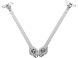 2 Dobradiças De Suporte Para Porta Armário Com Fechamento Suave,
