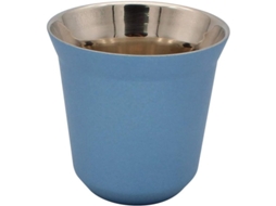 Copo de Café Inox 304 Isolado Azul Nova Line