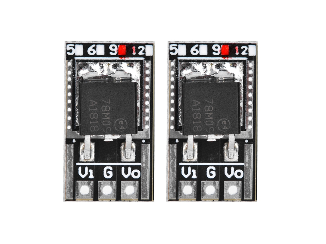 2 Peças Módulo Regulador de Voltaje Mini Lo7805ma 78mxx de Alta Precisão e Baixo Consumo Dc9v