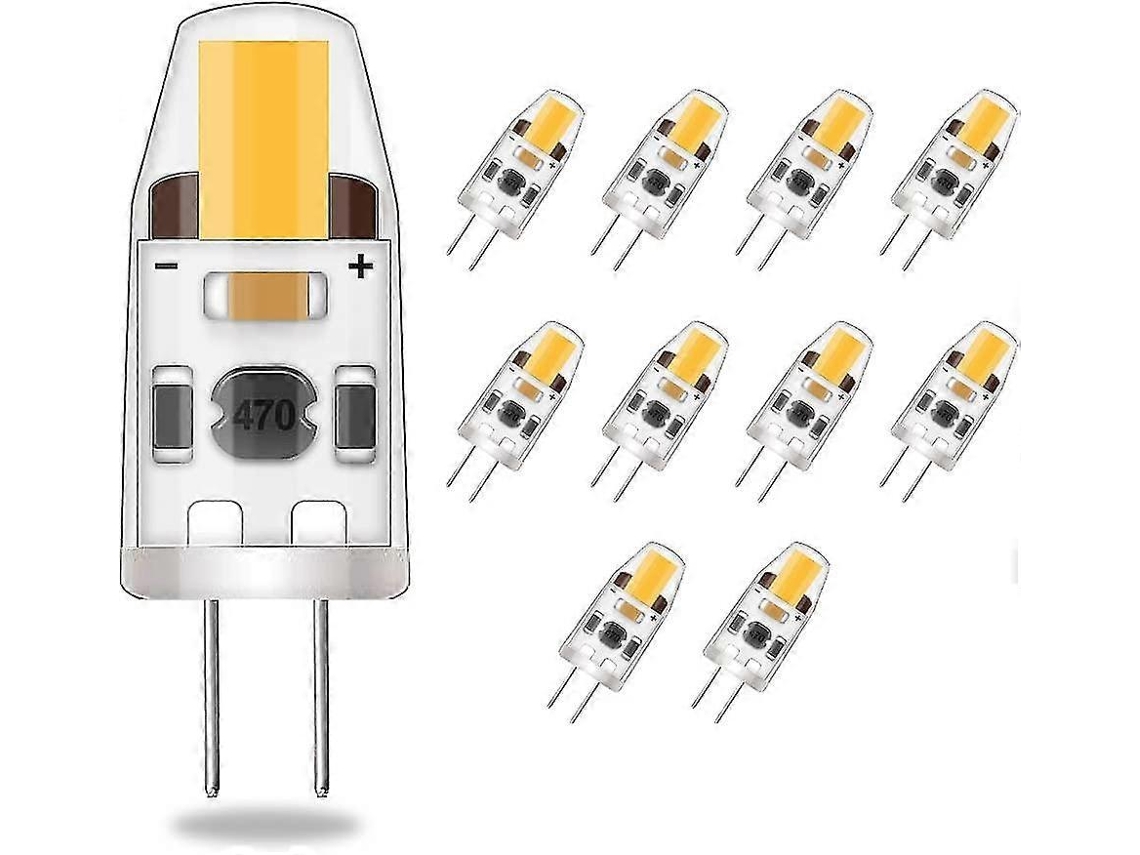 Rebe bombillas Led G4 Reguláveis 2w Equivalente 20w de Halogênio 200lm Luz Branca Quente 12 24v 360° Sem Pisca Economia de Energia Ce Rohs