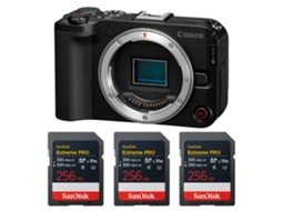 Eos R50 V + 3 Sandisk 256gb Extreme Pro Uhs ii Sdxc + Ebook “20 Dicas para Fotos Que Impressionam” CANON