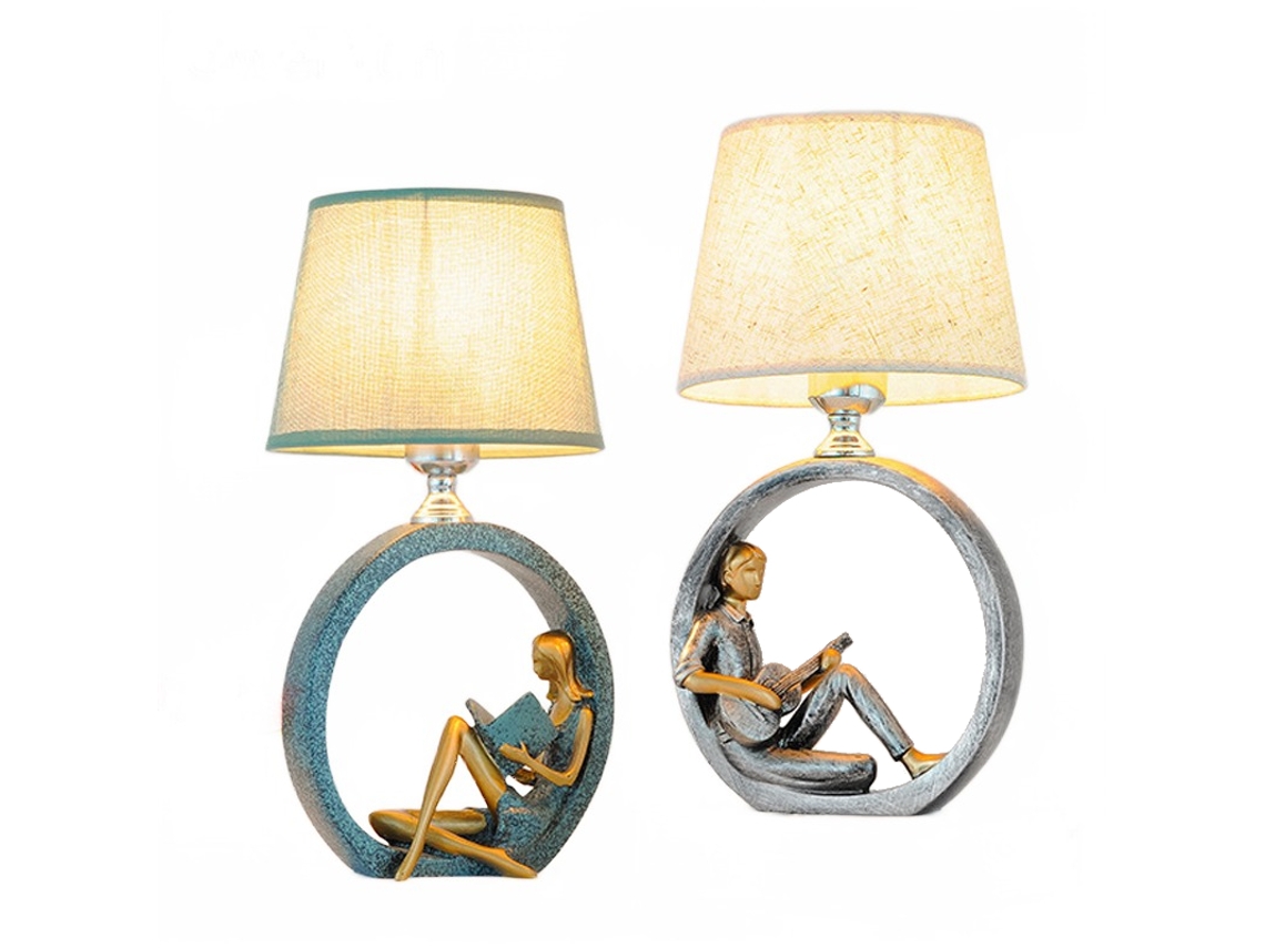 LEITA GIRLA TABLE LUBLER GOURO Garoto de mesa de pé Luz para quarto Estudo Lâmpada de cabeceira Luminárias Luminária Luminária  SLD