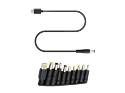 100w Usb Tipo C Cabo De Carregamento Do Adaptador De Alimentação Do Portátil Com 10 Para A Tomada Da C.c.